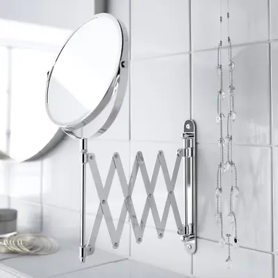 IKEA Wall Mounted Mirror FRACK Vanity Shaving Bathroom Mirror Makeup Magnifying • £11.98