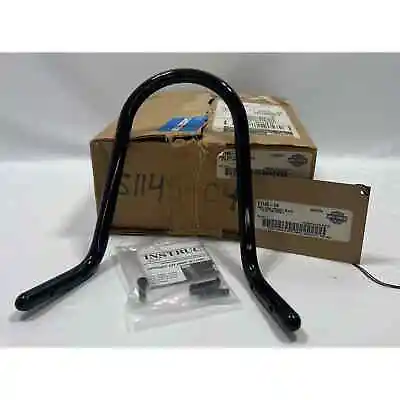 HARLEY NOS OEM V-ROD VROD VRSC Models BLACK LOW SISSY BAR UPRIGHT # 51145-04 • $129.99