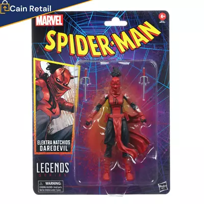 Marvel Hasbro Legends Series Elektra Natchios Daredevil Collectible 6 Inch • £19.98