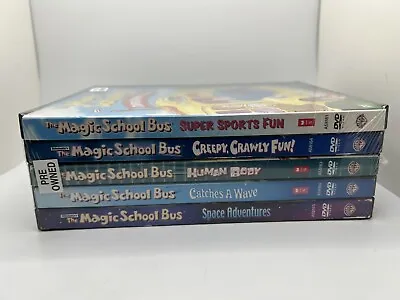 The Magic School Bus - Lot  Of 7 DVDs Scholastic - Creepy Crawly Fun Pre-Owned • $17.99