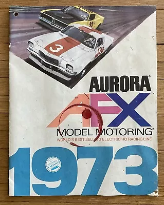 1973 Aurora AFX Model Motoring Catalog - Electric HO Racing Line • $69.95