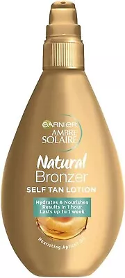 £9.47 • Buy Garnier Ambre Solaire No Streaks Bronzer Self Tanning Fake Tan Body Plant-Based