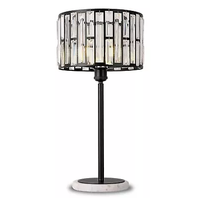 Modern Table Lamp Crystal Bedside Lamps Elegant K9 Crystal Nightstand Lamp ... • $125.97