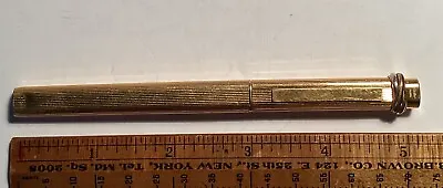 Vintage Paris CARTIER Pen Made In France Plaque Or-G Gold Plated Ball Point • $312.99