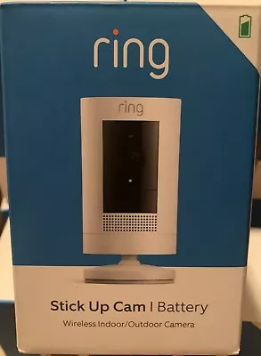 New Ring Stick Up Camera White Battery NEW • $64.99