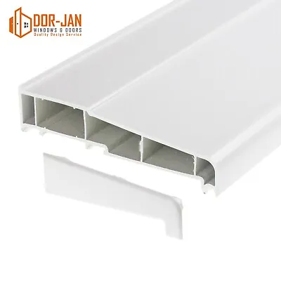 £12.99 • Buy 150mm UPVC External Sill For Window Door Patio PVC 2 End Caps, Outside Cill