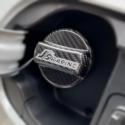 JS Racing Carbon Fiber Gas Fuel Cap Cover For Honda Civic TYPER EP3 FD2 FK8 FL5 • $25.20