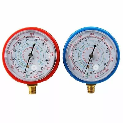 2PCS Set Low & High Pressure Gauge For R22 R404A R134A R410A Air Conditioner • $38.46