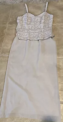 Vtg RM Richards Evening Dress Sz 10 Cream Colored • $25