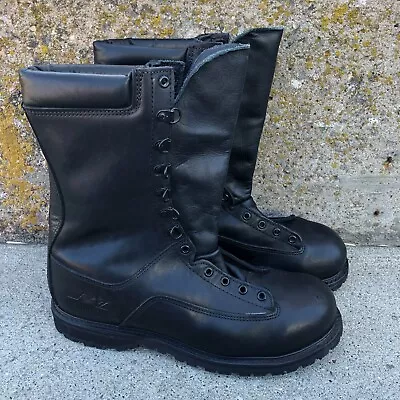 Matterhorn Boots Men's 10 M Black Leather Military GORE-TEX Thinsulate Steel Toe • $99.99