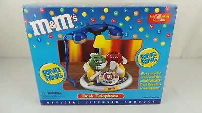 Vintage M&m's Candy Animated Talking Light Up Corded Telephone Land Line New • $54.99