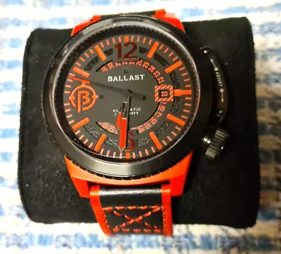 Ballast Trafalgar Red Automatic Mens Watch • £285