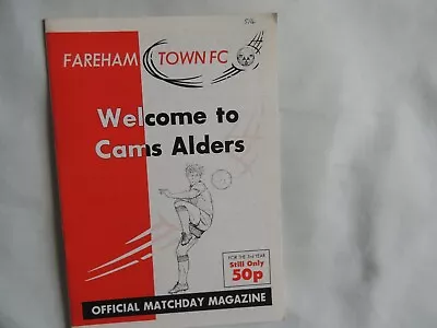 07)  Fareham Town V Clevedon Town ; 5.4.95 • £1.99