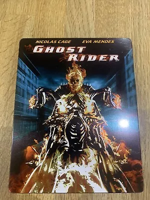 Ghost Rider 2007 Zavvi Exclusive Blu-ray UK Steelbook  Marvel Nic Cage Rare OOP! • £26