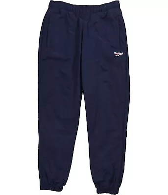 Reebok Mens Classic Vector Logo Athletic Track Pants Blue Medium • $45.95