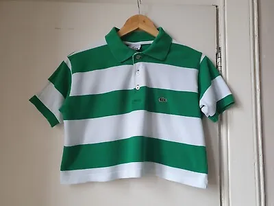£20 • Buy Lacoste Celtic Polo Shirt Crop Top
