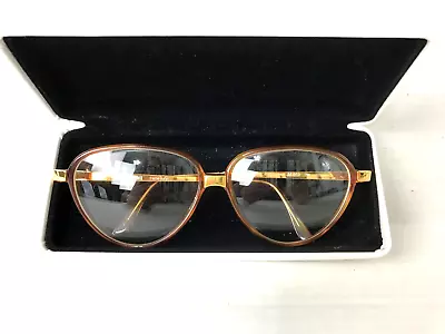 Vintage 80's Missoni Italy M 803 Gold Glasses Eyeglasses 58-14-140 Versace Case • $189