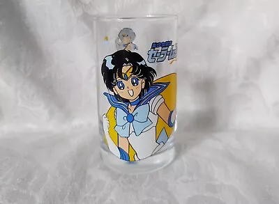 VINTAGE Sailor Moon S ꧁☿▶ Sailor Mercury ◀☿꧂ Glass Cup • $45