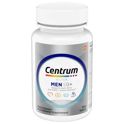 Centrum Silver Multivitamins For Men Over 50 Multimineral Supplement With Vitam • $16.32