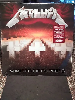 Metallica Master Of Puppets Remaster Blcknd005r-1 Sealed Nm Vinyl • $35