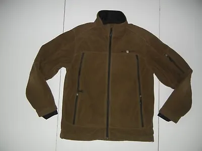 Vtg 90s 00s WAVE-BOARD Brown Warm FLEECE SKI JACKET Winter Snowboard Coat Men XL • $32.49