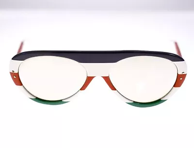 Vintage Italian 1970s Coloured Acetate Sunglasses-mirrored Lenses-Weight 41g • $59.99