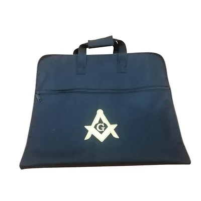 Masonic Regalia Master Mason Apron Carry Embroidered Soft Briefcase • $25