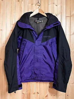 Moonstone VTG Men's S Purple Gore-Tex Breathable Hooded Jacket Coat Pullover USA • $89.99