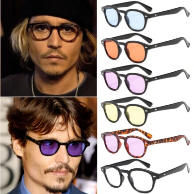 $3.30 • Buy Fashion Retro Vintage Johnny Depp Fashion Men Glasses Clear Lens Glasses Frame