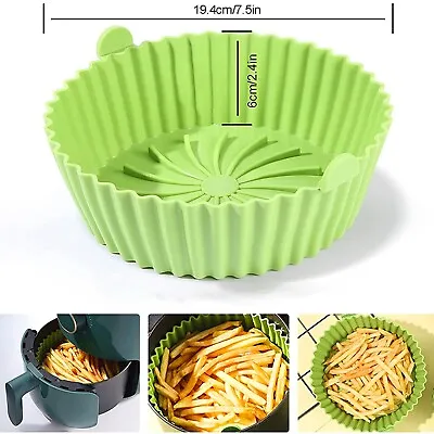 Reusable Silicone Liner For Air Fryer Say Goodbye To Disposable Products • £10.33