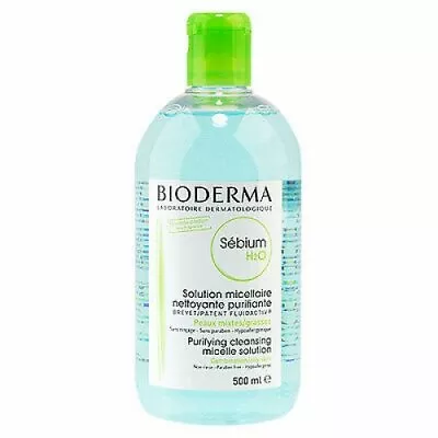 $36.90 • Buy 1 PC Bioderma Sebium H2O Micelle Solution Comb Oily Skin Makeup Remover 500ml