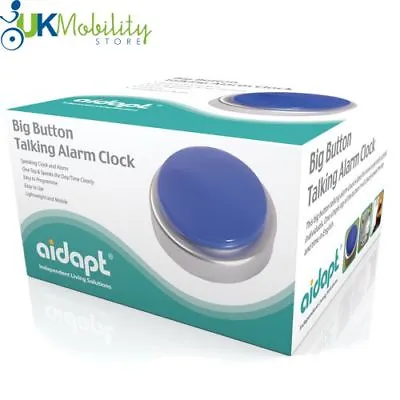 Aidapt Big Button Talking Alarm Clock For Blind And Partially Sighted • £16.99