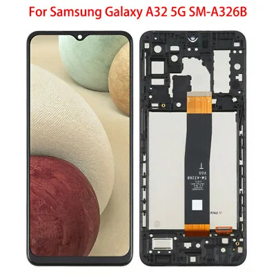 OEM For Samsung Galaxy A32 5G A326 6.5  LCD Display Touch Screen Digitizer+Frame • £21.99