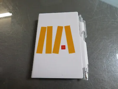 RARE-COOL-New-McDonald’s Miniature Pocket Plastic Notebook Notepad With Pen • $14.99