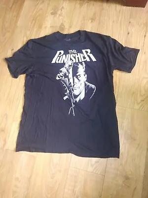 NWOT  Official Marvel Mens The Punisher Rifle T-shirt Black XL • £7.99