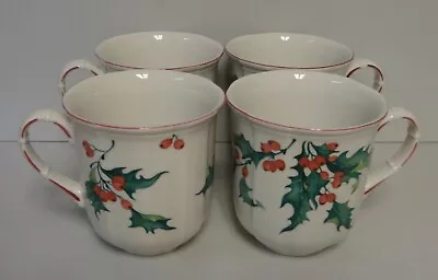 Villeroy & Boch HOLLY  Coffee Mugs SETS OF FOUR More Items Available • $125.95