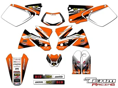 1998-2000 Ktm Exc 125 200 250 300 380 Graphics Set Stickers Deco Decals Mx 1999 • $99.99