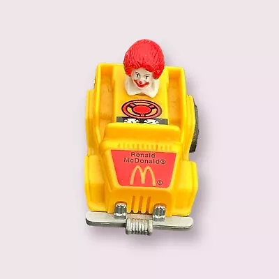 Vtg McDonalds RONALD MCDONALD ERTL Fast Macs Auto Pull Back Car Happy Meal Toy • $7.25