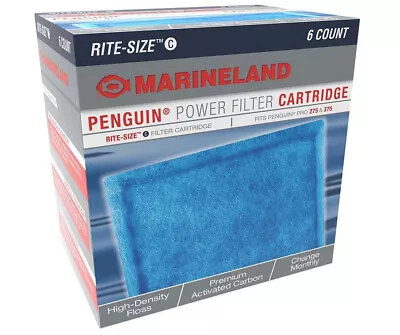 Marineland Rite-Size Cartridge C 6-Pack • $19.70