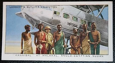 Imperial Airways  Handley Page HP42  HANNIBAL  Sudan   Vintage 1936 Card  DD03M • £4.99