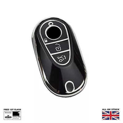 Key Cover For New 2021 Key Shape Mercedes Benz C Class S Class • $16.16