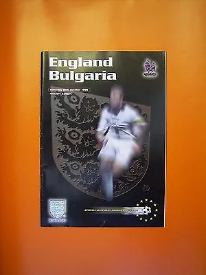 £3.99 • Buy UEFA European Championship Qualifier - England V Bulgaria - 10th October 1998