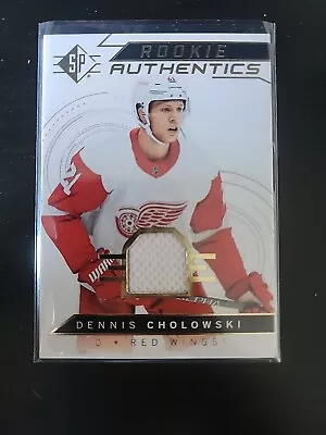 2018-19 Upper Deck SP Hockey Dennis Cholowski Rookie Jersey Card Red Wings • $3.99