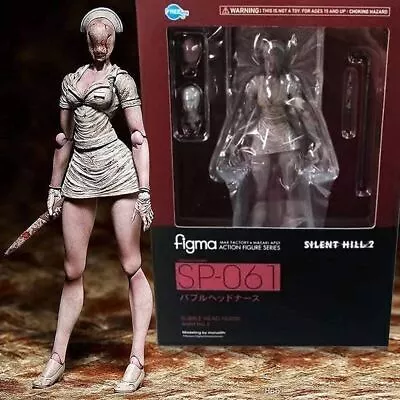 Figma 061 Max Factory Action Figure Series Bubble Head Nurse Silent Hill 2 Toy • $29.99