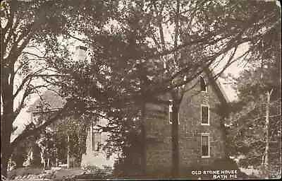 BATH ME Old Stone House C1905 Postcard • $5.80