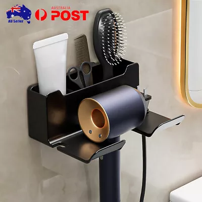 Wall Mounted Hair Dryer Holder Stand For Dyson Bathroom Shelf Without Drilling • $13.96