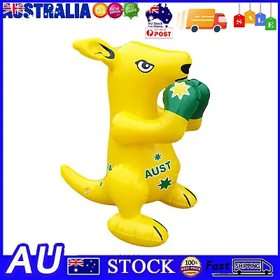 17in Australian Souvenir Supporter Blow Up Large Inflatable Boxing Kangaroo Toys • $9.66