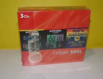 CLASSIC SOUL - Classic Soul Motown Legends 4-5 / 100 Motown 70's - 3 CD's - Box • $16.98
