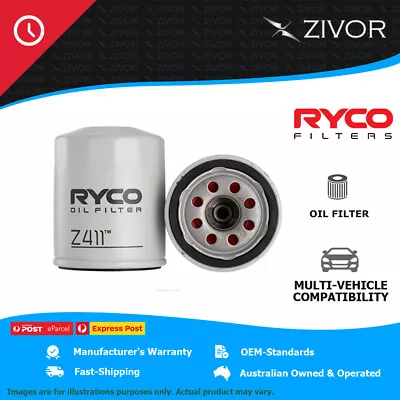 New RYCO Oil Filter Spin On For NISSAN ELGRAND E50 (GREY IMPORT) 3.3L VG33E Z411 • $31.62