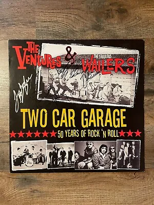 THE VENTURES SIGNED LP TWO CAR GARAGE Autographed Vinyl Fabulous Wailers RARE • $399.99